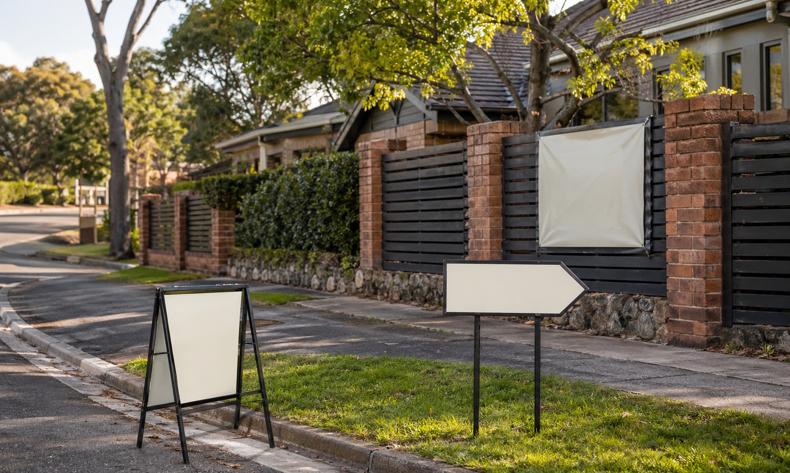 Using neighbourhood ads for open homes and auction weekends